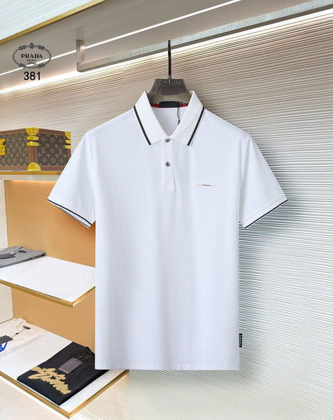 Men’s Premium Polo T-Shirt Classic Fit with Contrast Collar