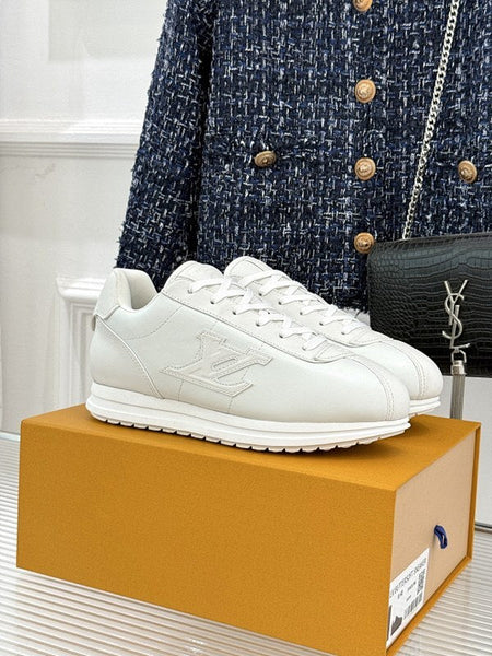 Luxury White Stylish Sneakers  Classic & Comfortable