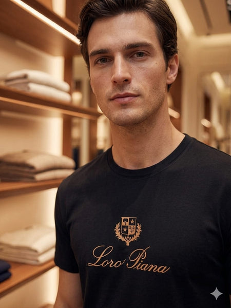 Imported Signature Logo T-Shirt Premium Luxury Collection