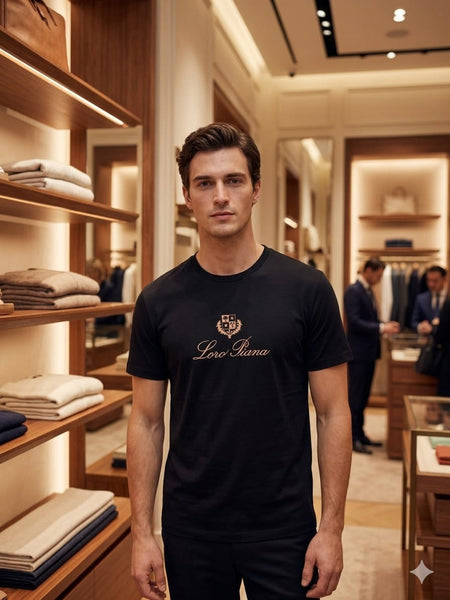 Imported Signature Logo T-Shirt Premium Luxury Collection