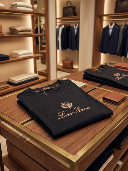 Imported Signature Logo T-Shirt Premium Luxury Collection