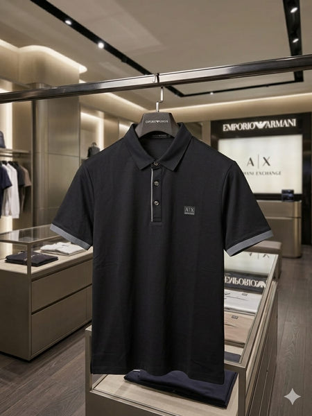 Modern Minimal Style Polo T-shirt For Men