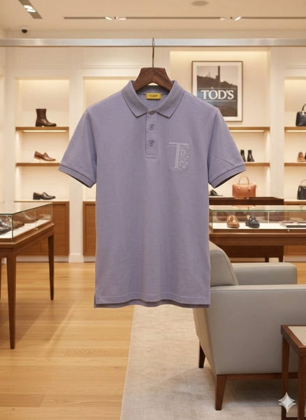 Men’s Premium Polo T-Shirt  Elegant Embossed Logo Design
