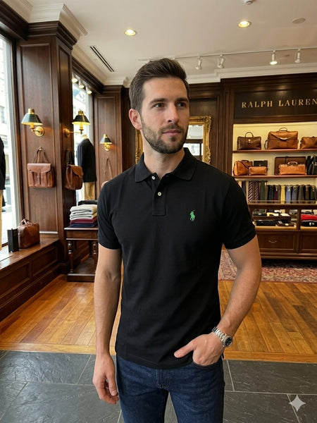 Men’s Classic Polo T-Shirt Premium Casual Half Sleeve Collar Tee