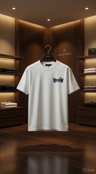 Premium White Oversized Round Neck  T-Shirt for Men