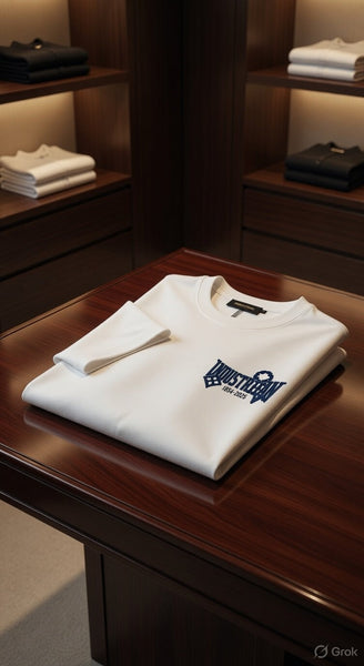 Premium White Oversized Round Neck  T-Shirt for Men