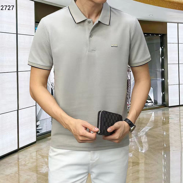 Premium Men’s Zip Polo T-Shirt Elegant Regular  Fit Casual Wear