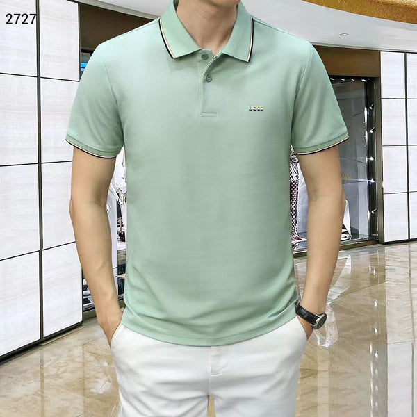 Premium Men’s Zip Polo T-Shirt Elegant Regular  Fit Casual Wear