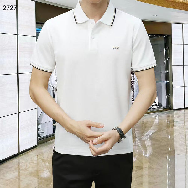 Premium Men’s Zip Polo T-Shirt Elegant Regular  Fit Casual Wear