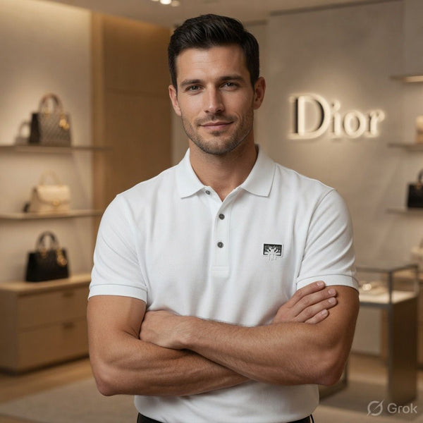 Branded Signature Logo-Plaque  Slim Fit Polo Tee
