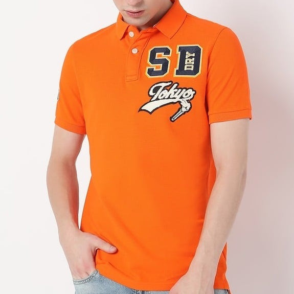 Men’s Premium Logo Embroidered Polo T-Shirt