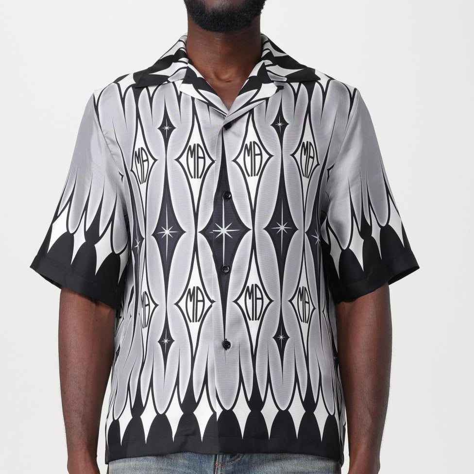 Luxury Argyle-Print  Shirt