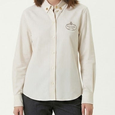Imported Logo-Embroidered Shirt