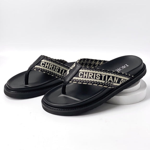 Premium Quality Leather Thong Slipper For Men