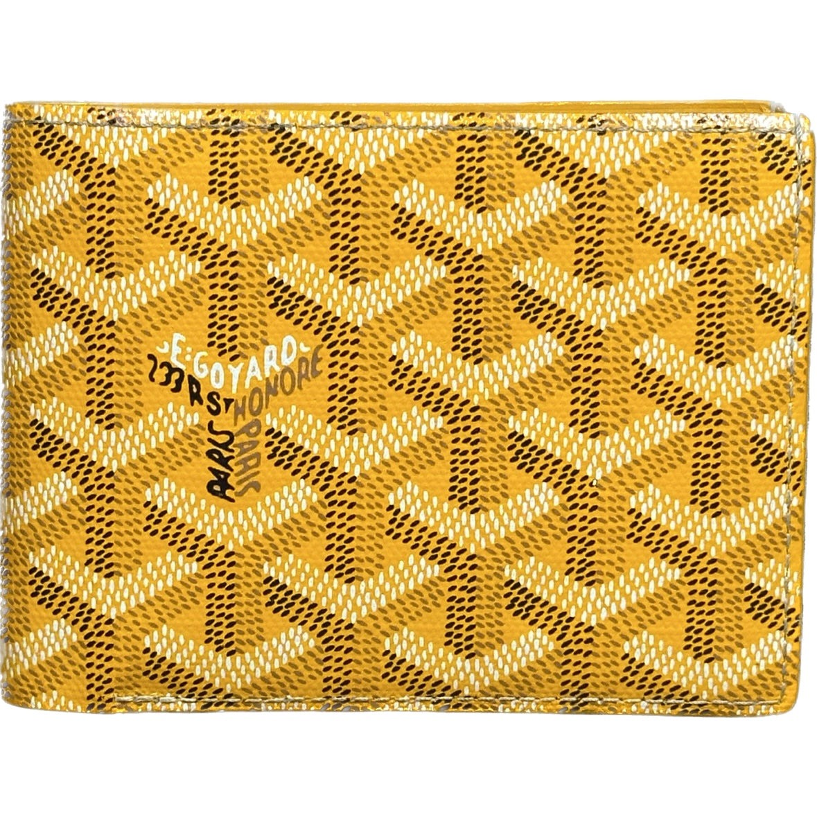 Premium Yellow  Monogram Wallet