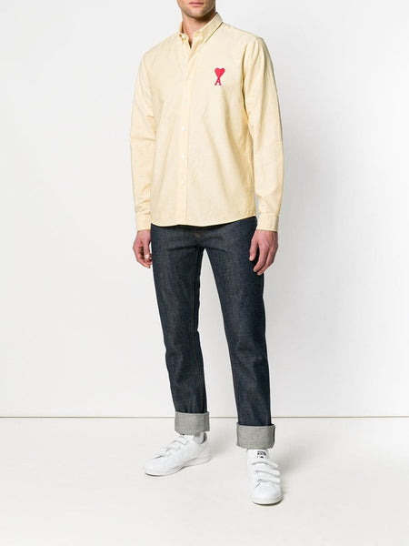 Premium Small A Heart Button Down Shirt