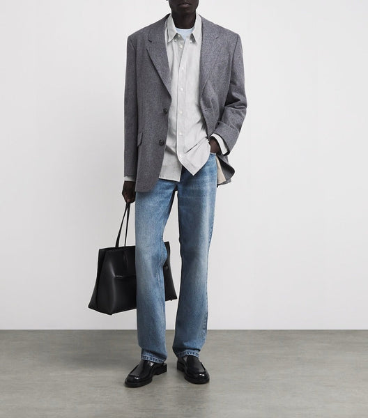 Branded  Embraided Logo  Stripe Shirt