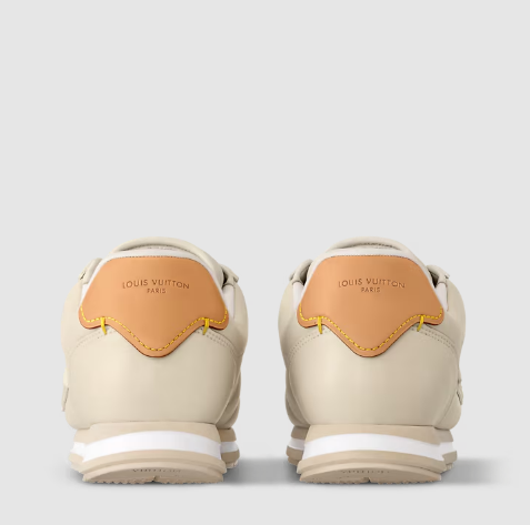 Luxury Brand  Beige Signature Low-Top Sneakers