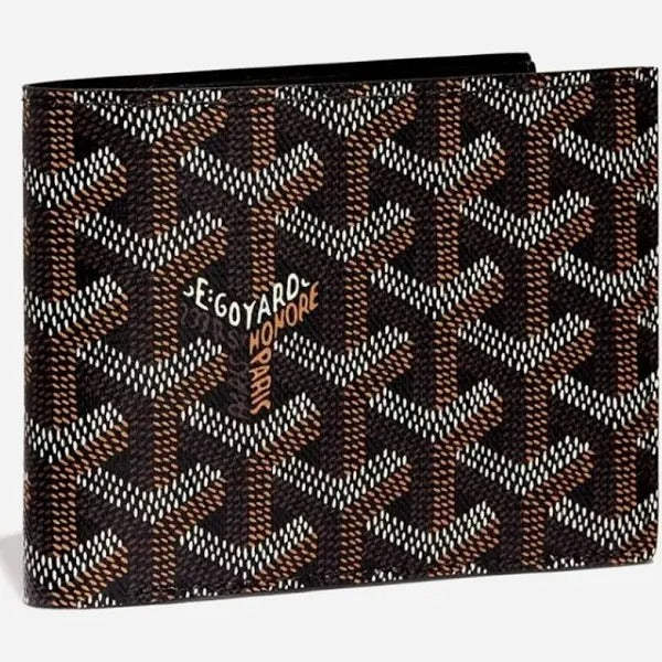 Premium Black Monogram Wallet