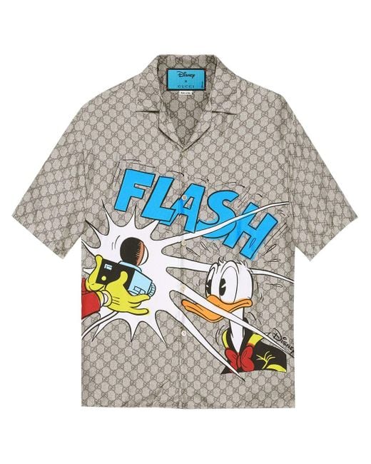 Premium Graphic-Print Silk Hawaii Shirt