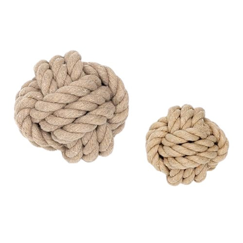Premium Quality Natural Cotton Ropies Braided Ball Toy for Dogs