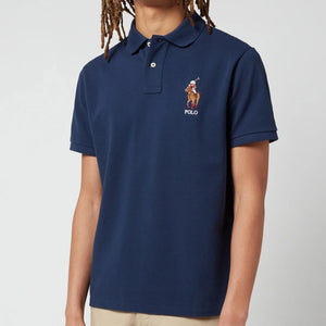 Branded Embroidery  Big Pony Polo Shirt