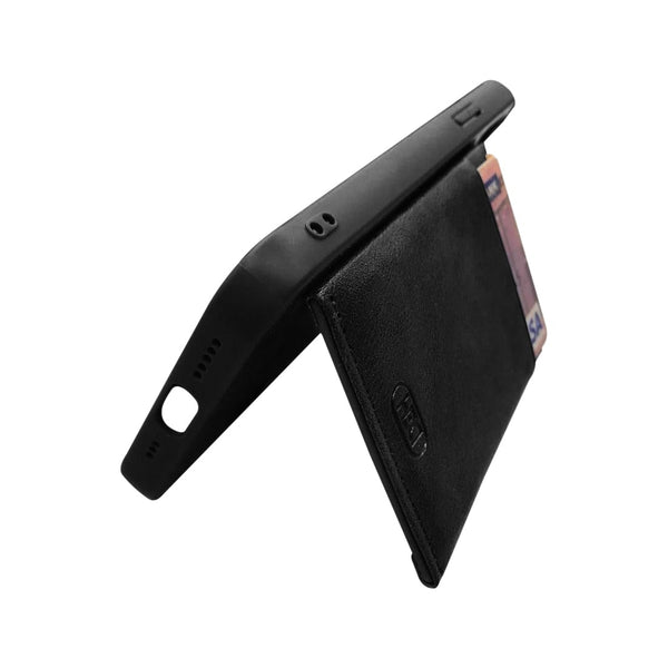 HBD Leather Wallet Case for iPhone - Navy Blue