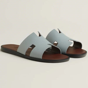 Premium Branded  H Cut Style  Leather Slipper