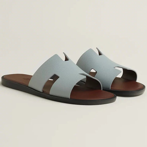Premium Branded  H Cut Style  Leather Slipper