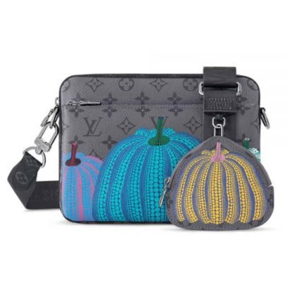 Trio Messenger Pumpkin Bag For Women