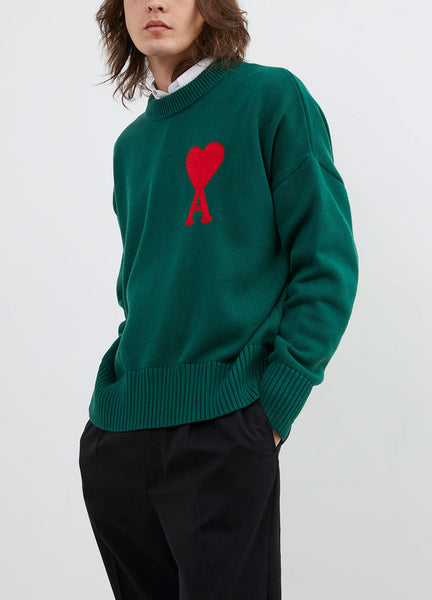 Luxury Crew Neck Knit Sweater Beige