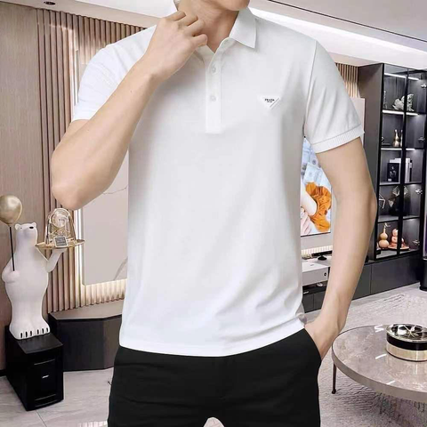 Premium Quality Patch Logo  Polo Collar T-shirt for Men