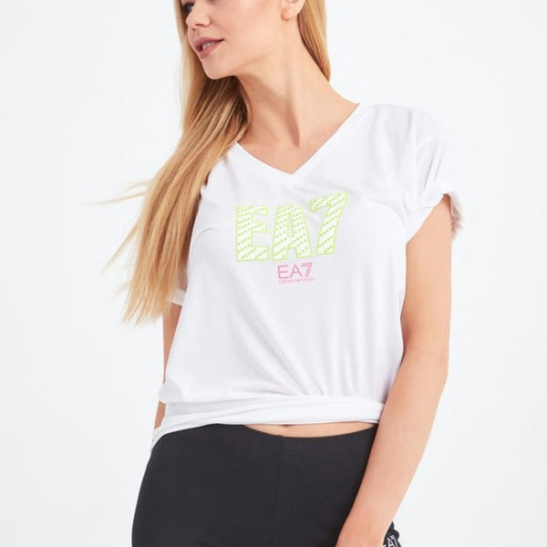 Branded Training Logo Print Crew-Neck T-Shirt