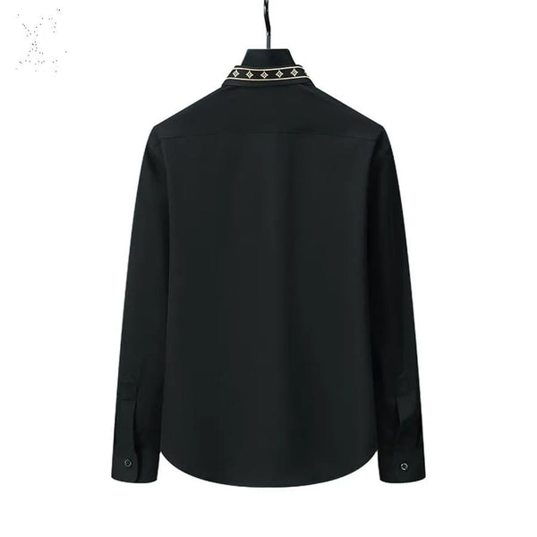 Premium Regular-Fit Shirt With Designer Collar