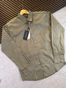 Premium Signature Pattern Shirt For Men