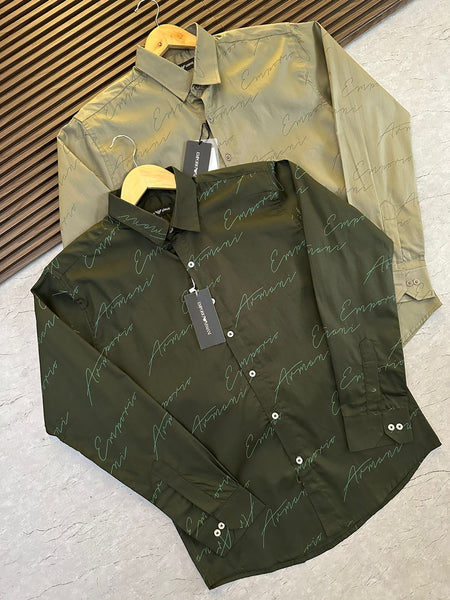 Premium Signature Pattern Shirt For Men