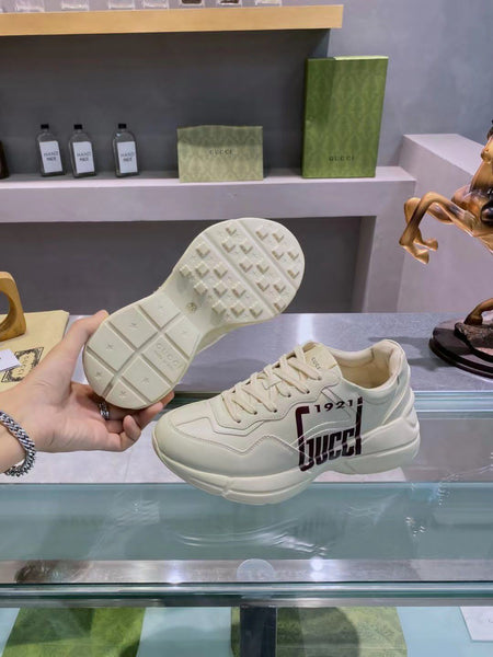 Men Premium Rhyton Sneakers In Cream