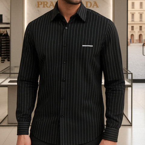 Premium  Elegant  Regular Fit Striped Shirts New  Edition
