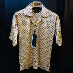 Men Luxury All-Over Logo Pattern  Shirt