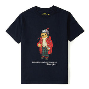 Premium Round Neck Bear Printed cotton T-shirt