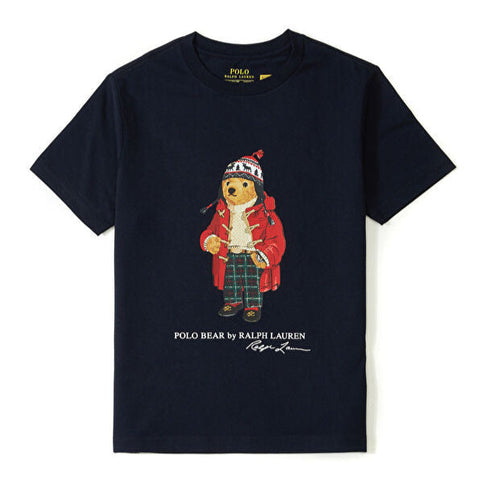 Premium Round Neck Bear Printed cotton T-shirt