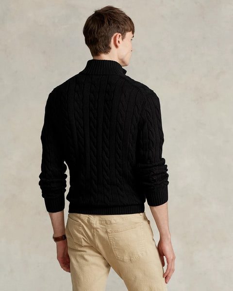 Men Luxury Cable-Knit Pullover