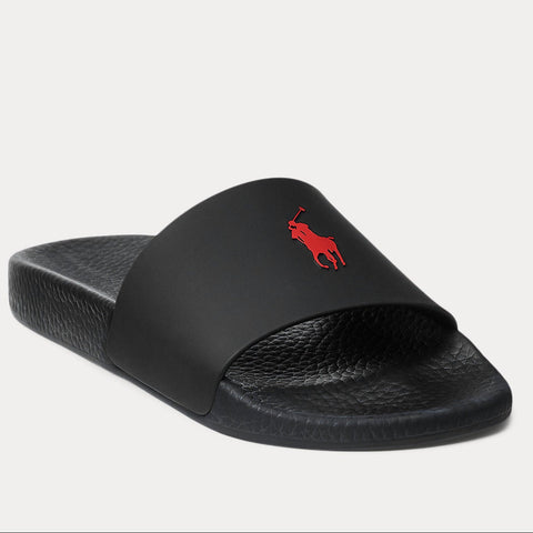 Men Black Signature Logo  Slide
