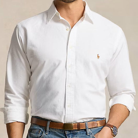 Premium  Button-Down Shirt with Signature Embroidery