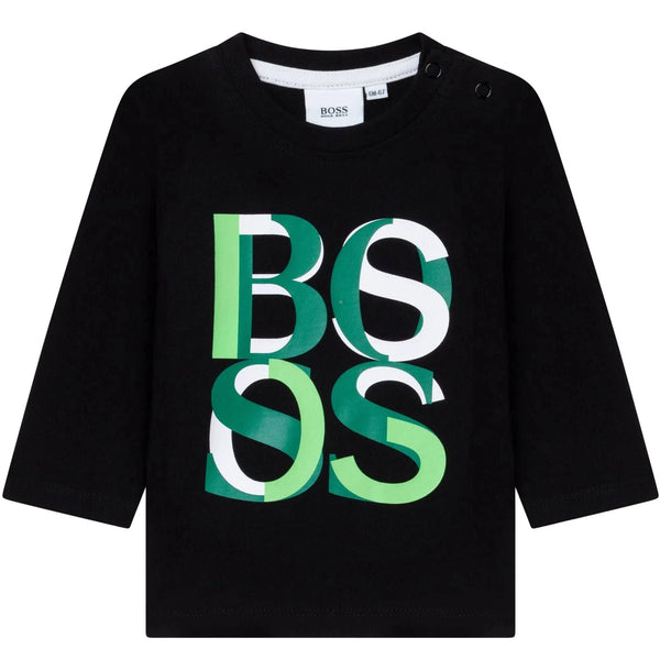 Premium Logo Print Cotton Full Sleeve Kids Polo Tshirt