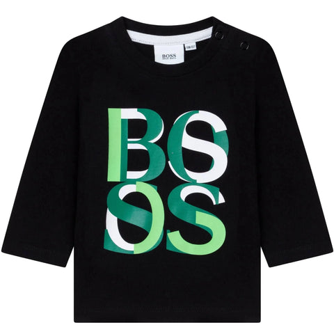 Premium Logo Print Cotton Full Sleeve Kids Polo Tshirt