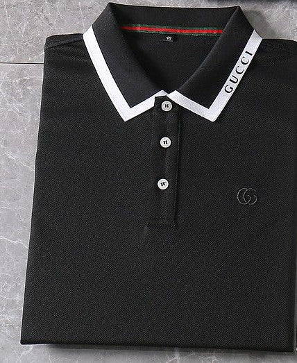 Men’s Premium Polo T-Shirt  Classic Luxury Cotton Polo with Signature Collar