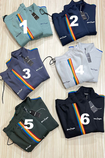 Contrast Taping Tracksuit For Men