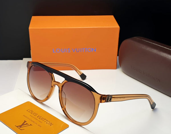 Branded Transparent Frame With Gradient Lens